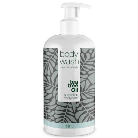 Body Wash och Duschtvål - Shower Gel med 100 % naturlig Tea Tree Oil - Tea Tree Oil + Mint / 500 ml - 199