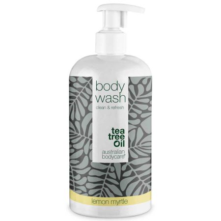 Body Wash och Duschtvål - Shower Gel med 100 % naturlig Tea Tree Oil - Tea Tree Oil + Lemon / 500 ml - 199