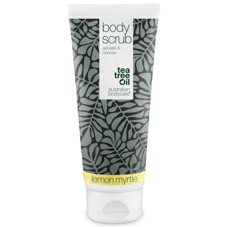 Body Scrub - Djuprengörande kroppsskrubb med 100 % naturlig Tea Tree Oil - Tea Tree Oil + Lemon