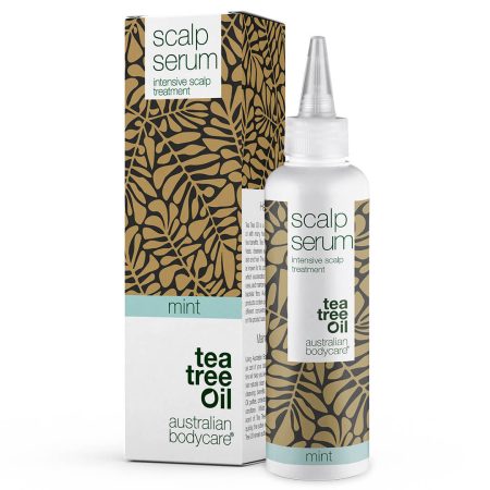 Hårbotten Serum - Hårbottenkur mot mjäll och torr och kliande hårbotten eller fet hårbotten - Tea Tree Oil + Mint / 150 ml - 79