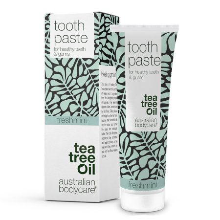 Tea Tree Oil Tandkräm - för god munhygien och vård vid parodontit - Fresh Mint