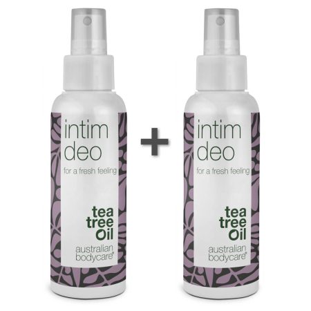 2 styck Intimdeodorant - mot oönskad lukt och irritation i intimområdet - Tea Tree Oil + Lemon