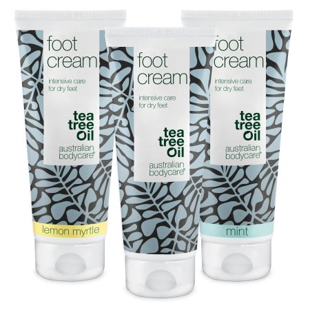 3 Foot Cream â paketerbjudande - Paketerbjudande med tre 100 ml fotcremer: Tea Tree Oil
